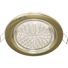 Ecola GX53 H4 Downlight without reflector_gold (светильник) 38x106 -  2pack (кd102)