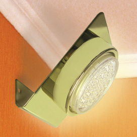 Ecola GX53-N82 светильник настенный угловой золото 52*130*111