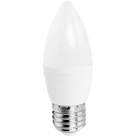 Ecola candle   LED Premium  9,0W 220V E27 6000K свеча (композит) 100x37