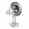 Прожектор светодиодный стационарный , 80*80*130mm, IP68 3W AC/DC24V 6400К ,LL-822