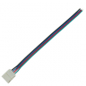 Ecola LED strip connector соед. кабель с одним 4-х конт. зажимным разъемом 10mm 15 см. уп. 3 шт. Ecola LED strip connector соед. кабель с одним 4-х конт. зажимным разъемом 10mm 15 см. уп. 3 шт.
