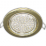 Ecola GX53 H4 Downlight without reflector_gold (светильник) 38x106 - 10 pack (кd102)