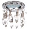 Ecola MR16 CR1004 GU5.3 Glass Стекло Круг "Восточный стиль" на коротком подвесе Прозрачный / Хром 84x100 Ecola MR16 CR1004 GU5.3 Glass Стекло Круг "Восточный стиль" на коротком подвесе Прозрачный / Хром 84x100